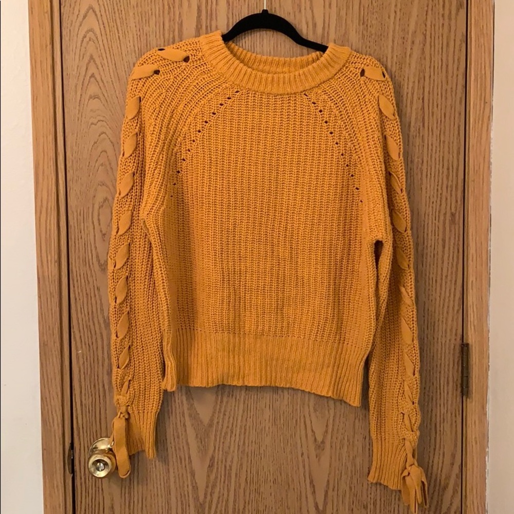 Mustard yellow sweater